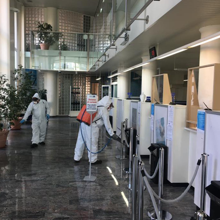 Sanificazione Banca Nazionale Cooperativa Ostuni